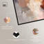Décoration murale abstraite Hazy Sunset IV par Art Remedy, cadre noir, 20 x 30-774512041-774512042