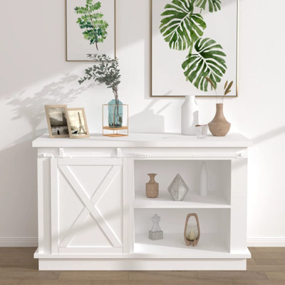 Afet Mini Sliding Barn Door Push
