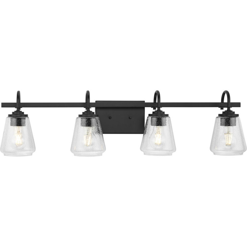 Martenne Dimmable Vanity Light, Matte Black, 4