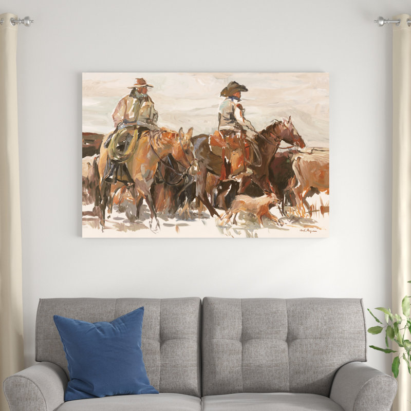 The Roundup Warm, H 32 po x l 48 po x P 1,25 po, Non, Toile tendue