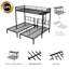 Metal Triple Twin Bunk Bed/ Can Be Separated Into 3 Twin Beds