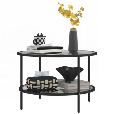 Bupe Glass Top Single Coffee Table