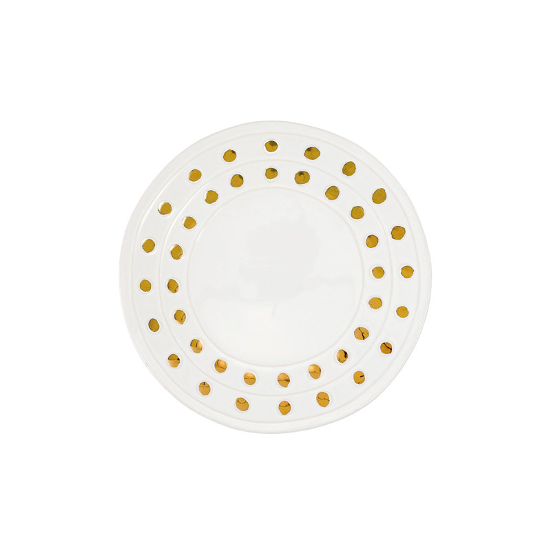 Assiette à salade Medici Gold