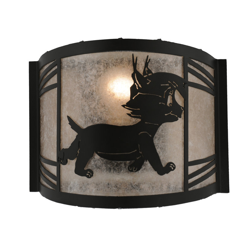 Applique murale 1 lampe lynx sur le côté droit