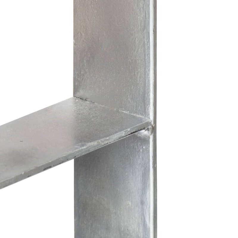 Calpurnia Symple Stuff Silver Metal Mounting System for Posts, 60cm H x 9cm W x 15.2cm D