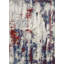 Tapis abstrait ivoire / bleu / rouge Heffernan-27814315