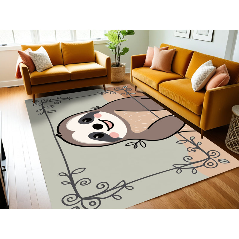 Tapis pour enfants East Urban Home, Rectangulaire 8 pi x 10 pi