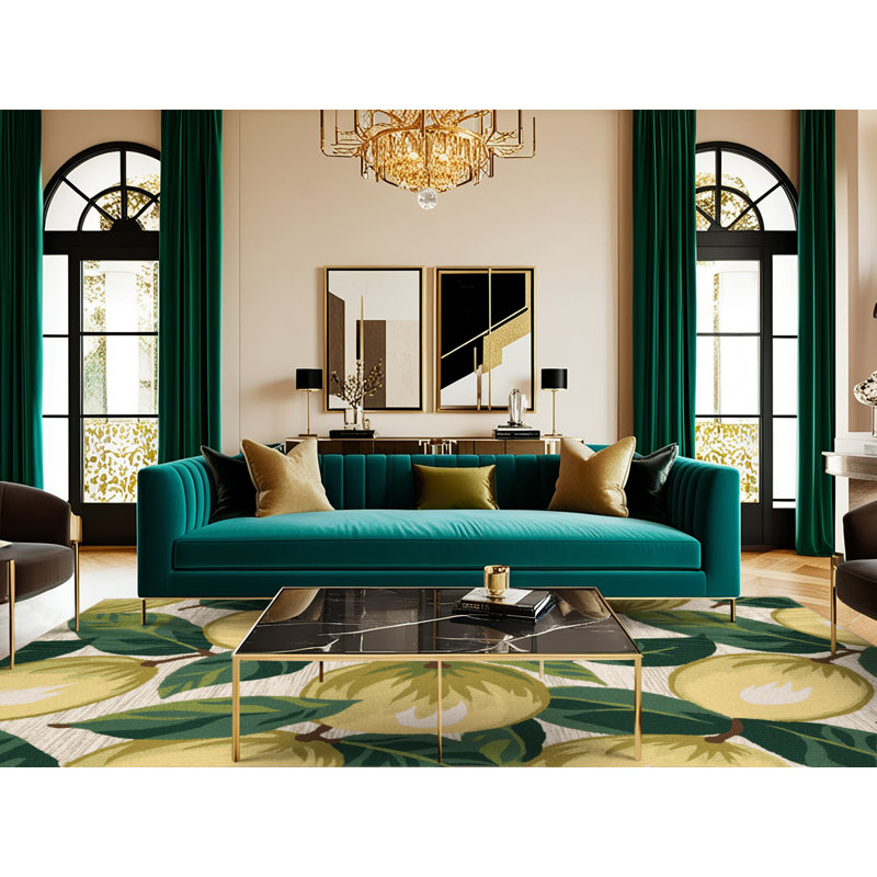  Tapis lavable Feijoa, Rectangle 7 pi x 9 pi