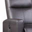 Fauteuil inclinable électrique en cuir fleur