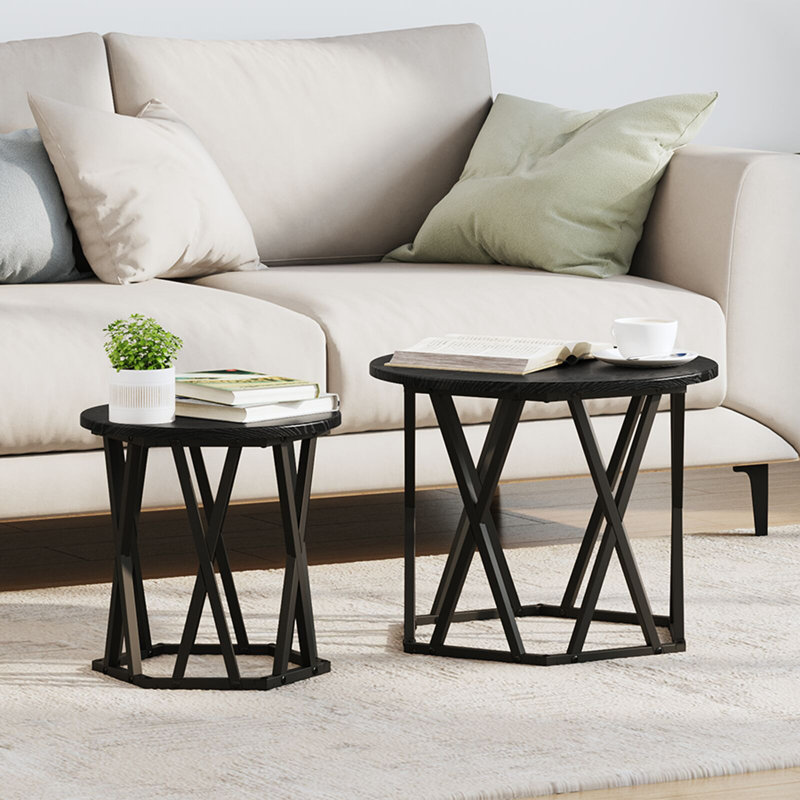 Coffee Table, Black Oak, 50cm H x 50cm W x 50cm D