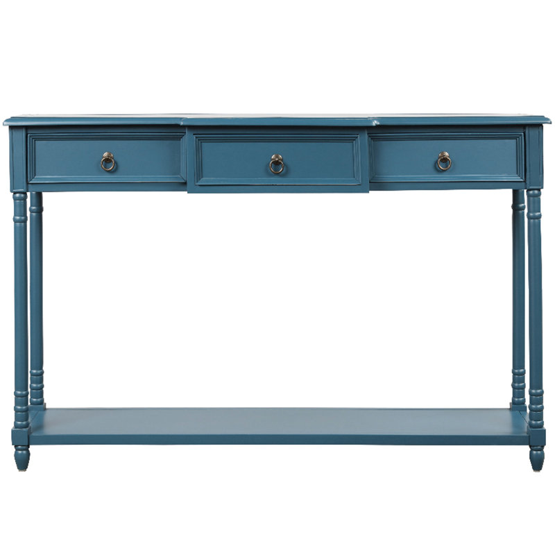 Lizabeth Console Table Sofa Table with Drawers for Entryway,Entry table,Hallway table,Hoyer table, Teal