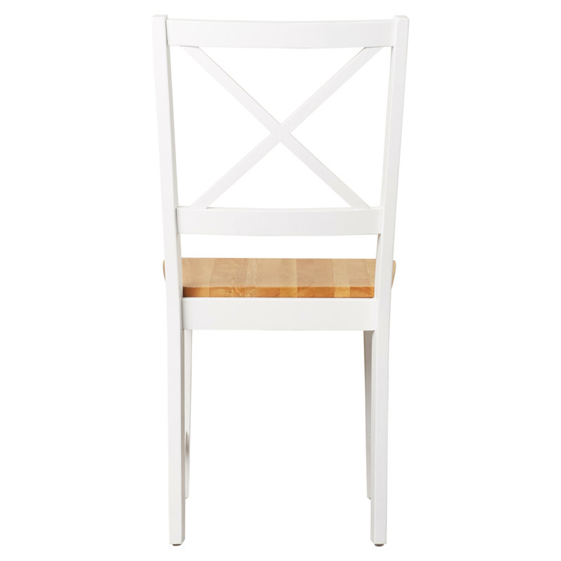 Aquila 17.75'' H Solid Wood Side Chair, White