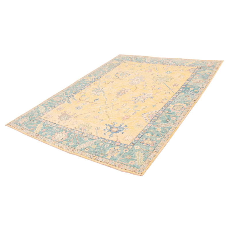 Tapis unique en laine noué à la main 9 pi 1 po x 11 pi 11 po nouvel âge Lancaer