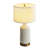 Aalayna Ceramic Table Lamp with Brass Base,Single Table Lamp For Living Room/bedroom