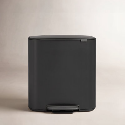 Brabantia Bo Step On Trash Can, 16 Gallon