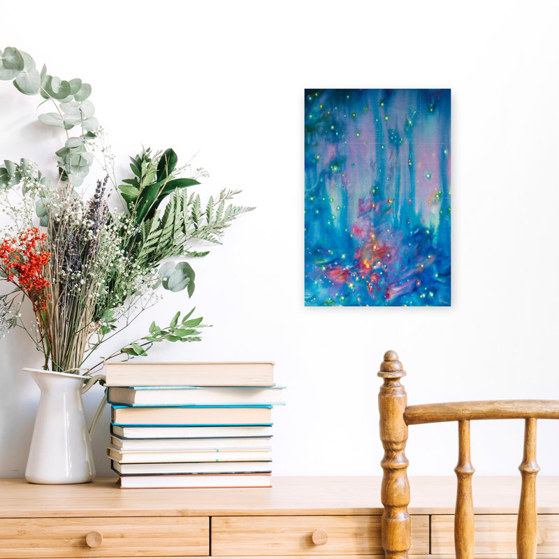 Contemporary Art Abstract Contemporary Landscape Nature Wall Art 1 Piece Wrapped Canvas Wall Art, 30.48cm H x 20.32cm W