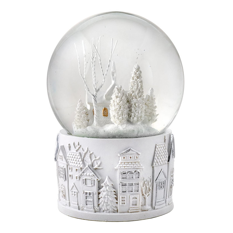 Boule à neige blanche 100MM