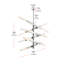 Luminaire suspendu 6 barres Axil-110475132