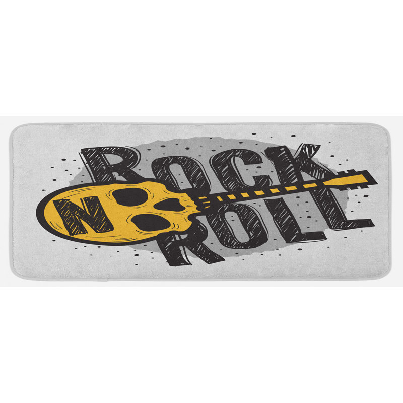 Tapis de cuisine rock and roll
