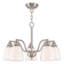 Lustre classique à 5 lumières avec abat-jour