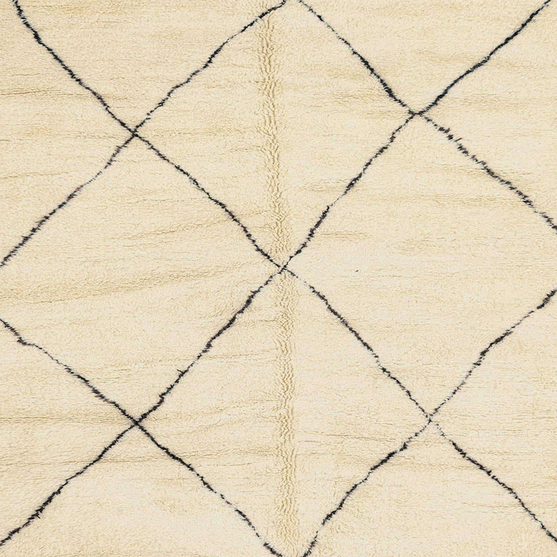 Tapis abstrait moderne 2916, Carré 4 pi