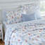 Laura Ashley Ahoy Cotton Reversible Blue Quilt Set-1870879060