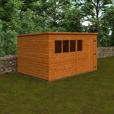 12x8w Tiger Shiplap Pent