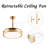 Maryann 42'' Retractable Ceiling Fan DC Motor with LED Lights and Remote-87239286