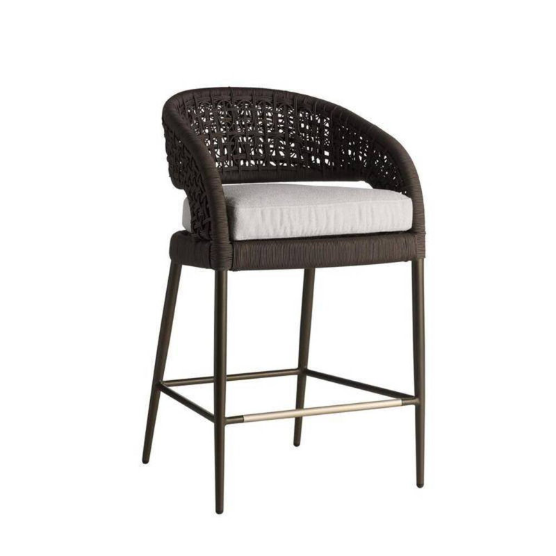 Juri Outdoor Bar Stool, 30.5"