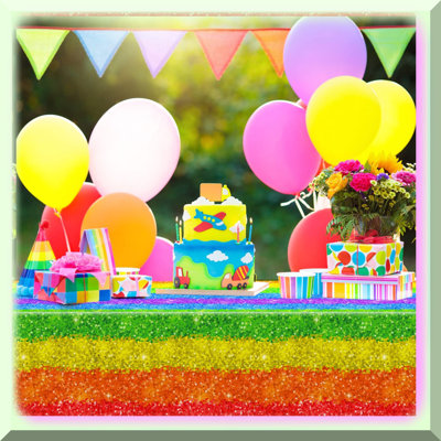 Tangerine Dreams Baby Shower Pennant Banner 30ft