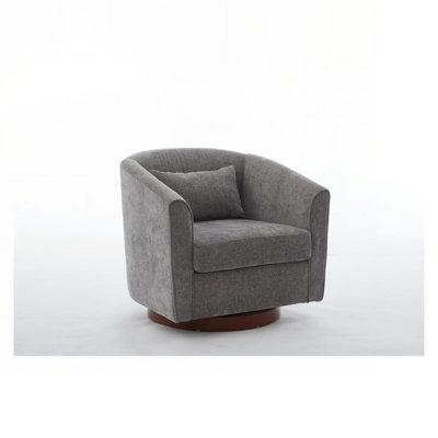 Modern Upholstered Swivel Accent Chair