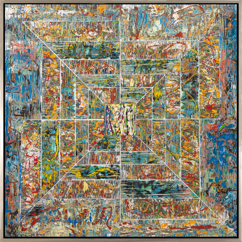 Transverse Plane Painting, 60" H x 60" W x 2.25" D