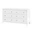 Commode rectangulaire à 6 tiroirs en bois l 60 po Dana-1855935047