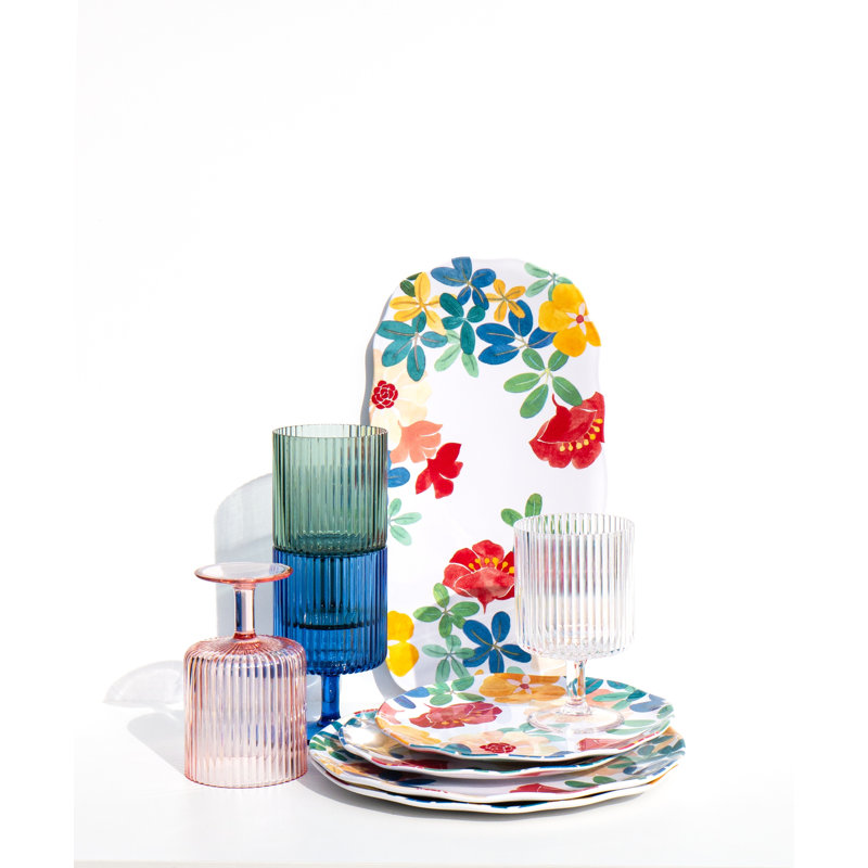 Assiette plate en mélamine 10,5 po Rockingham, ensemble de 6