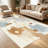 1PC Blue and Cream Diamond Trellis area rugs for Living Room, Soft and Comfortable, Suitable for all seasons, easy-to-maintain, machine washable Indoor floor mat, Under Table Farmhouse suitable for Under Dining Table, Kitchen Nook, Entryway.-117618015