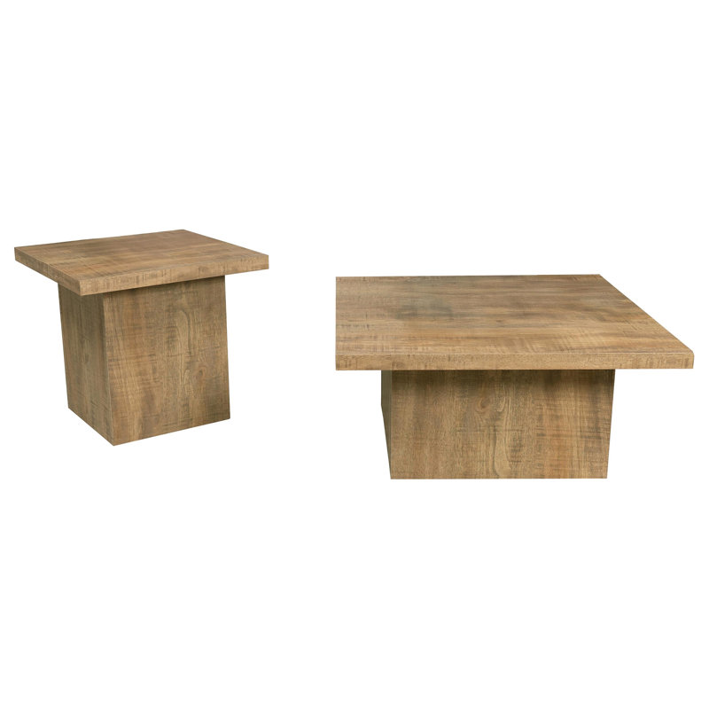 Mango Square 2-Piece Coffee Table Set