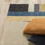 Tapis abstrait ivoire / brun / gris foncé Sirmans-220811083