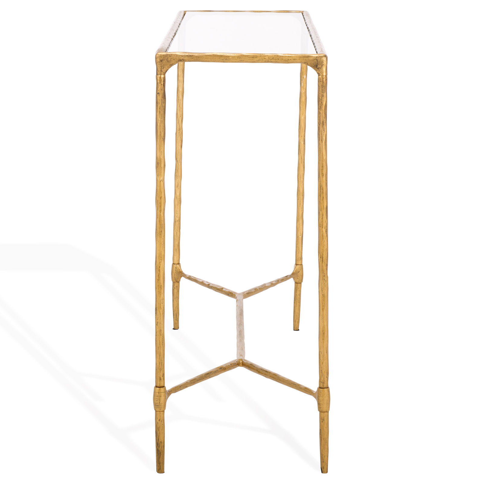 Sewall 42" Console Table, Brass
