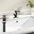AUU Solid Brass Single Hole Waterfall Vessel Sink Faucet With Pop-Up Drain & Deck Plate-114634446
