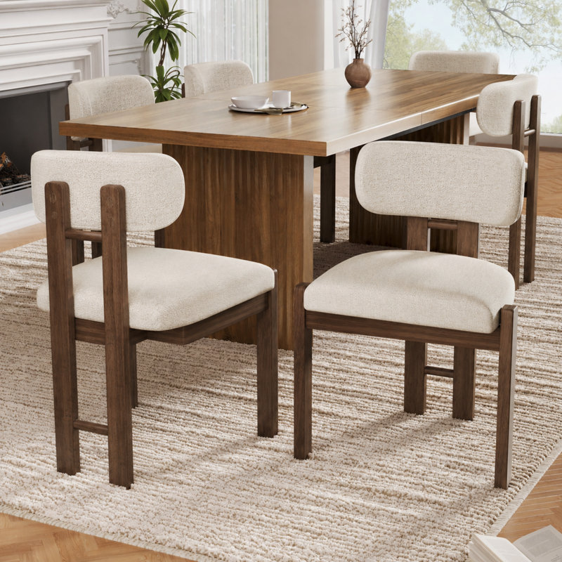 Chasaty Upholstered Dining Chair, 6