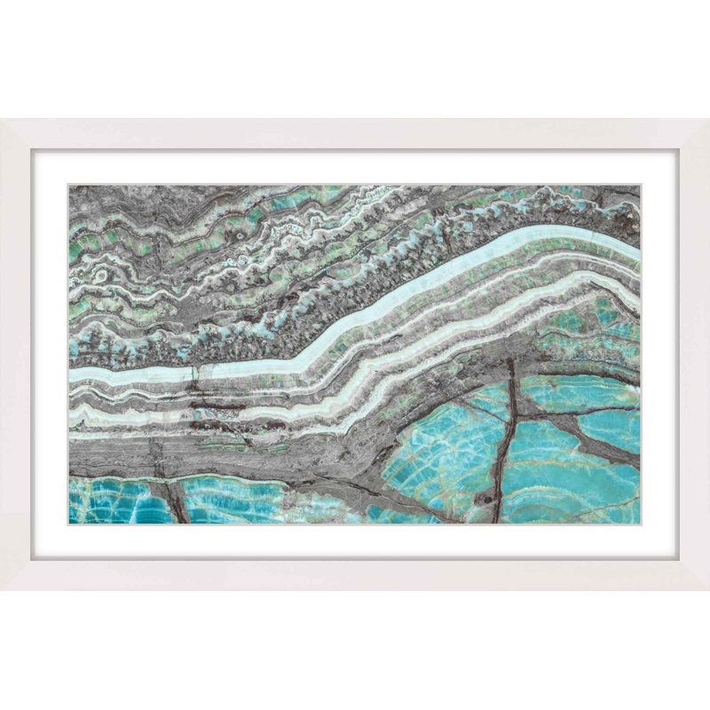 Layers - Single Picture Frame Print, 61cm H x 91cm W x 3.81cm D