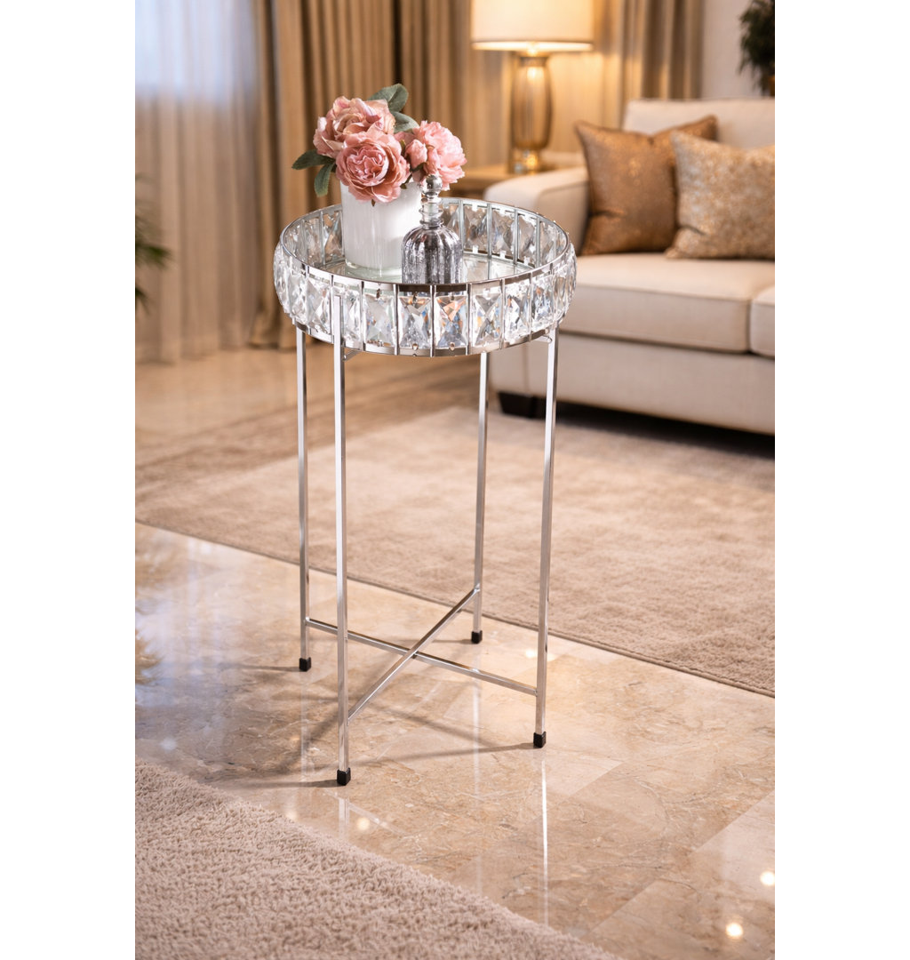 Kalki Tray Top Cross Legs End Table