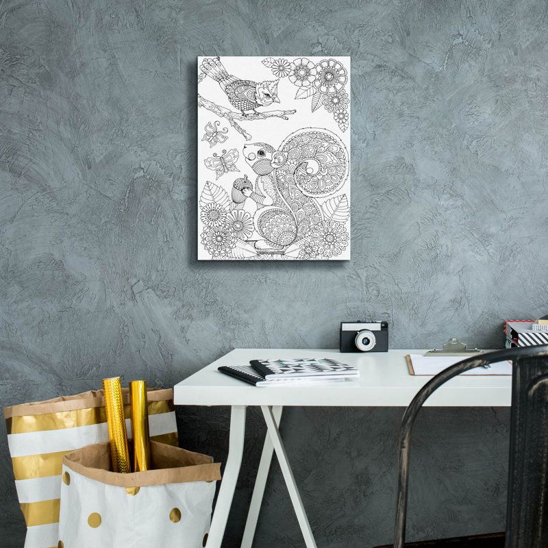 «Nature Loves 2» par Hello Angel, art mural sur toile, H 16 po x l 12 po x P 0,75 po