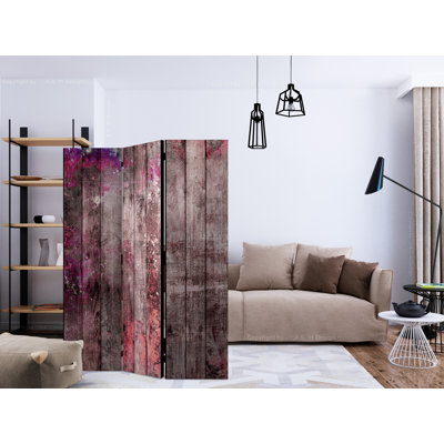 135cm W x 172cm H 3 - Panel Wood Folding Room Divider