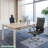 Medium Pile Carpet Straight Rectangular Chair Mat