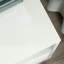 Grande table de chevet et tiroir ouvert Coastal, finition blanche