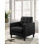 Ensemble de fauteuils et table de bout en velours luxueux-1977364069