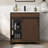 Everoak 30" Freestanding Single Sink Bathroom Vanity With Solid Surface Composite Top