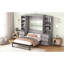 Space Full Size Bed, Grey With Storage Improvements - Quality Build Bed In Ample Space Robust Frame