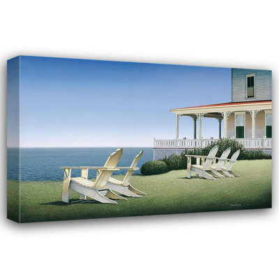 Beachcrest Home™ Pollera, Daniel Gallery Wrapped Canvas Art Titled: Noon at Spring View